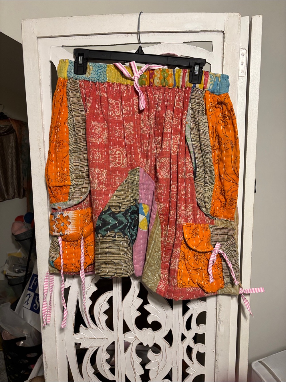 Bohemian Patchwork Women’s Shorts - Multi-Color